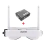 Eachine EV100 5.8G 72CH 720*540 FPV Goggles With Dual Antennas Fan 18650 Battery Case For RC Drone