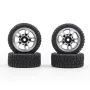 4PCS Upgraded Metal Wheel Rims Tires for SG PINECONE FORSET 2402 1/24 Off-Road RC Cars Vehicles Models Spare Parts Accessories P24-CL01