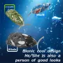 JJRC S21 RTR 2.4G Mini RC Boat Stunt Roll Marine Animal Series Speedboat 360° Rotation LED Lights Vehicles Models Waterproof Toys