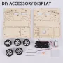 Innovative Technology Small Production for Jeep Car Electric Toy Student Scientific Experiment DIY Handmade Model School Supplies
