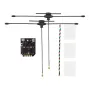 RadioMaster XR4 Gemini Xrossband 2.4GHz/Sub-G 900MHz Dual-Band ExpressLRS ELRS True Diversity Receiver untuk Pemancar Radio TX16S Boxer Pocket GX12