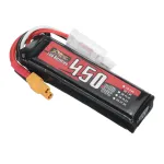 ZOP Power 7.6V 450mAh 80C 2S LiPo Battery With XT30 Plug for DarwinFPV Baby Ape Happymodel Mobula8 Sub250 Nanofly20 iFlight CineBee Whoop Beta FPV Drone