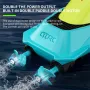 4DRC S5 RTR 2.4G RC Boat Mini Speedboat Dual Motors One-Key Capsized Reset Waterproof LED Light Racing Remote Control Stunt Vehicles Models Twin Propeller Toys
