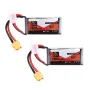 Lot de 2 batteries Lipo ZOP Power 11,1 V 1500 mAh 40 C 3S avec prise XT60