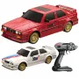 KAMTOM KM777A RTR 1/16 2.4G 4WD Drift RC Car Mini Race LED Light Retro E30 Sports High Speed Racing On-Road Electric Remote Radio Control Vehicles Model RTR Child Toys Boys Kids Gifts