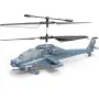 Elicottero da combattimento armato telecomandato RTF Apache AH-64 SQN-040 2.4G 3.5CH