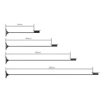 Flywoo Flexible 60mm 100mm 150mm 200mm Coaxial Cable for O4 / O4 PRO Air Unit Support RC FPV Racing Drones