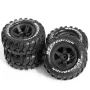 4PCS Upgraded Tires Wheels for MJX HYPER GO 10208 Brushless 1/10 Off-Road Truck RC Cars Vehicles Models Spare Parts W193