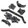 Brass Weight Steering Link Blocks Knuckle Diff Cover Caster Blocks for 1/18 RC Crawler Car TRX4M Upgrade Parts
