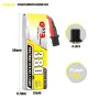 Adet Gaoneng 3.8V 380mAh 90C 1S LiHV Pil A30 Fişi Emax Tinyhawk S BetaFPV Beta75X için Adaptör Kablosuyla
