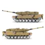 Tongde Model Leopard 2A7 1/16 2.4G RC Main Battle Tank Smoke Sound Recoil Shooting LED Light Simulated Vehicles Models RTR Toys