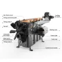 TOYAN FS-L400 14cc Sıralı 4 Silindirli 4 Zamanlı Su Soğutmalı Montajlı Gaz Motoru Modeli RC Model Araba Gemi Uçak Araçlar Tekne Parçaları