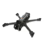 FlyFishRC Volador II VX5 / VD5 V2 225mm Wheelbase T700 Carbon Fiber 5 Inch Deadcat Freestyle Frame Kit Support DJI O3 Air Unit for RC Drone FPV Racing