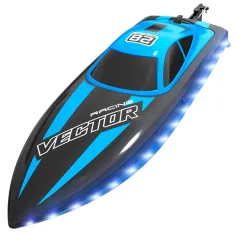 Volantexrc 79506 VECTOR28 2.4G 2CH RTR RC Boat Waterproof 25km/h High Speed with LED Light Water Cooling System Remote Control Boat Vehicle Model