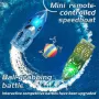 JJRC S21 RTR 2.4G Mini RC Boat Stunt Roll Marine Animal Series Speedboat 360° Rotation LED Lights Vehicles Models Waterproof Toys