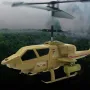 JS-9 2.5 CH Apache Remote Control Combat Helicopter with Gyroscope Remote Control Electric Remote Control Helicopter