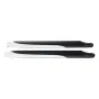 1pair PUDU 230mm Carbon Fiber Main Rotor Blade Propeller For RC Helicopter