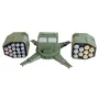 NIKOLATOY Anti-Aircraft Missile Shaped Battery Storage Box 27 Holes Suitable for AA/AAA batteries DIY Novel Creative Appearance Desktop Ornaments Science Discovery Toys