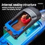 HXJRC HJ821 2.4G RC Boat Capsized Reset High Speed LED Light Speedboat Waterproof Dual Motors Electric Racing Vehicles Models Lakes Pools Remote Control Toys