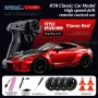 SZRC 080 RTR 1/20 2.4G 4WD Drift RC Car Mini Race LED Light High Speed Racing On-Road Full Proportional Classic Retro Electric Remote Radio Control Vehicles Model Toys