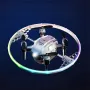 JJRC H131 AURORA BALL Stunt Light Ring 360° Spin Altitude Hold Mode RGB Color LED Circle Protection Kids Gifts 2.4G 4CH 6-Axis Remote Control RC Toys Drone Quadcopter RTF