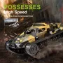 JJRC C8812 MAX RTR 2.4G RC Car Tank High Speed Drift Track Off-Road Truck Full Proportional LED Light 360° Rotate Vehicles Models Toys