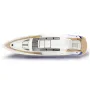 TFL 1105 Princess 960mm 2.4G Glasvezelromp Elektrische RC-boot 120A ESC zonder servozender Acculader