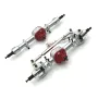 2PCS Upgraded Metal Front Rear Bridge Axle Assembly MNRC MN82 MN78 MN168 MN80 for TOYOTA Land Cruiser LC79 1/12 RC Cars Vehicles Models Spare Parts