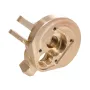 Upgraded Metal Accessories Front Axle Counterweight Brass Steering Cup for MJX 1/12 H12Y H12Y+ RC Car Vehicle Models Spare Parts