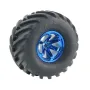 4Pcs Austar Wheel Tires Plastic Wheel Rims for 1/10 RC Crawler HSP HPI Car Parts