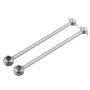 2PCS WLtoys 144001 144010 1/14 RC Car Spare Metal Universal Drive Shaft 1282 Vehicles Model Parts