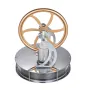 LL-001 Metal Low Temperature Stirling Engine Model DIY Class Teaching Heat Education Desktop Display Toy Gifts