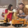 689-959A 1/20 2.4G 6CH RC Excavator+RC Dump Truck RTR for Children Toys