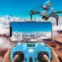 Funsky LM12-D MAX Ⅱ WiFi FPV with HD ESC Dual Camera Bullet Launcher Optical Flow Positioning Brushless Foldable RC Drone Quadcopter RTF