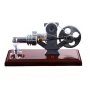 STARPOWER QX-FD-01 Stirling Engine Generator Model Wooden Base Physics Experiment Science Discovery Production Invention Gift Collection Toys