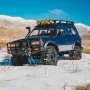 FMS FCX10 PRO 1/10 2.4G 4WD Brushless RC Car for TOYOTA Land Cruiser LC80 RS Remote Controlled Locking Differentials Two Speed Portal Axles LED Light Vehicles Models Toys