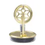 K311 Golden Mini Low Temperature Stirling Engine Model Aluminum Alloy Difference Steam Power Piston Physics Experiment Science Discovery Production Invention Desktop Decorations Collection Toys