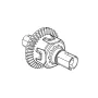 MJX 7304 RC Car Original Parts Center Front Rear Differential