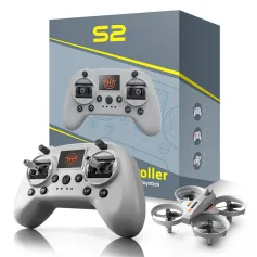QY Mini S2 Симулация FPV Състезателен дрон със симулатор Контролер Режим на задържане на височина Обучение на състезател Начинаещи 2.4G RC квадрокоптер RTF