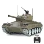 Tongde Model Chaffee M24 RTR 1/16 2.4G RC Battle Tank Smoke Sound Shooting LED Light Simulated Vehicles Model RTR Toys