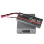 XF POWER 7.4V 7000mAh 100C 2S LiPo Battery T Deans Plug for RC Car
