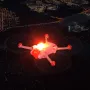 Lampada di segnalazione di avvertimento con luce flash a LED per volo notturno, lampeggiante stroboscopico anticollisione per drone DJI Mini 3 PRO / Mini 2 / AIR 2S / DJI AVATA / FIMI X8 SE / FIMI X8 MINI