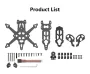 GEPRC GEP-TC18 87mm Wide X Frame Kit Compatible with DJI O4 Air Unit for RC FPV Racing Drones