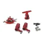 ชุดอัพเกรดโลหะสำหรับชิ้นส่วนเฮลิคอปเตอร์ RC V977 XK110 K120 K100 K110S คลิปใบมีดโรเตอร์แบบไขว้