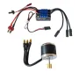FLYUEACE Upgraded Kit Combo 2322 2600KV Outrunner Brushless Motor AM32 45A ESC Combo Set for 1/12 MNRC MN99S MN82 MN82S MN82 PRO MN168 MN78 RC Cars Vehicles Models Spare Parts