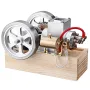 Eachine ET1 STEM Upgrade Hit & Miss Gas Engine Stirling High Performance Engine Model Combustion Engine Collection Metal Toy