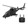 Eachine E188S AirWolf 2.4G 9CH 6G GPS Localizzazione del flusso ottico LiDAR TOF Mantenimento dell'altitudine Doppio motore brushless Scala 1:34 Elicottero RC Flybarless RTF
