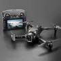 WLRC M7 WiFi FPV with 5.6inch LCD Screen Controller HD Dual Camera Servo Gimbal Optical Flow Positioning Brushless Foldable RC Drone Quadcopter RTF