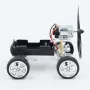 Creative Wind Powered Car Material Kit Students DIY Handmade Science Technology Small Production Experiment Toys