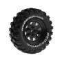 4PCS Off Road Tires Wheel 1.9 inch for 1/8 RC Racing Crawler Car FMS NT4 SCX10 W136 RC Car Parts Hex Adapte